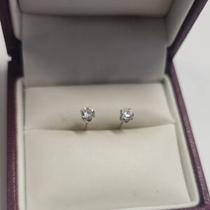 Sterling Silver Stud Earrings 925